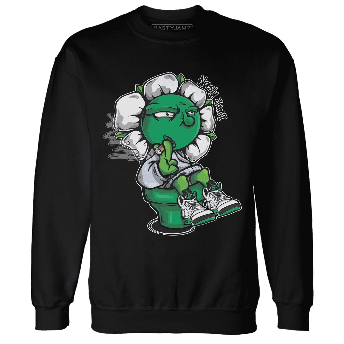 Lucky-Green-5s-Sweatshirt-Match-Rebel-Bloom