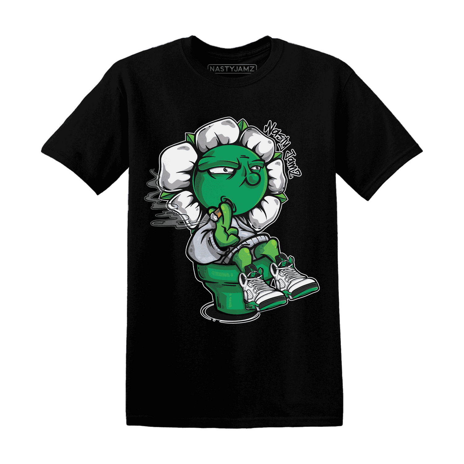 Lucky-Green-5s-T-Shirt-Match-Rebel-Bloom