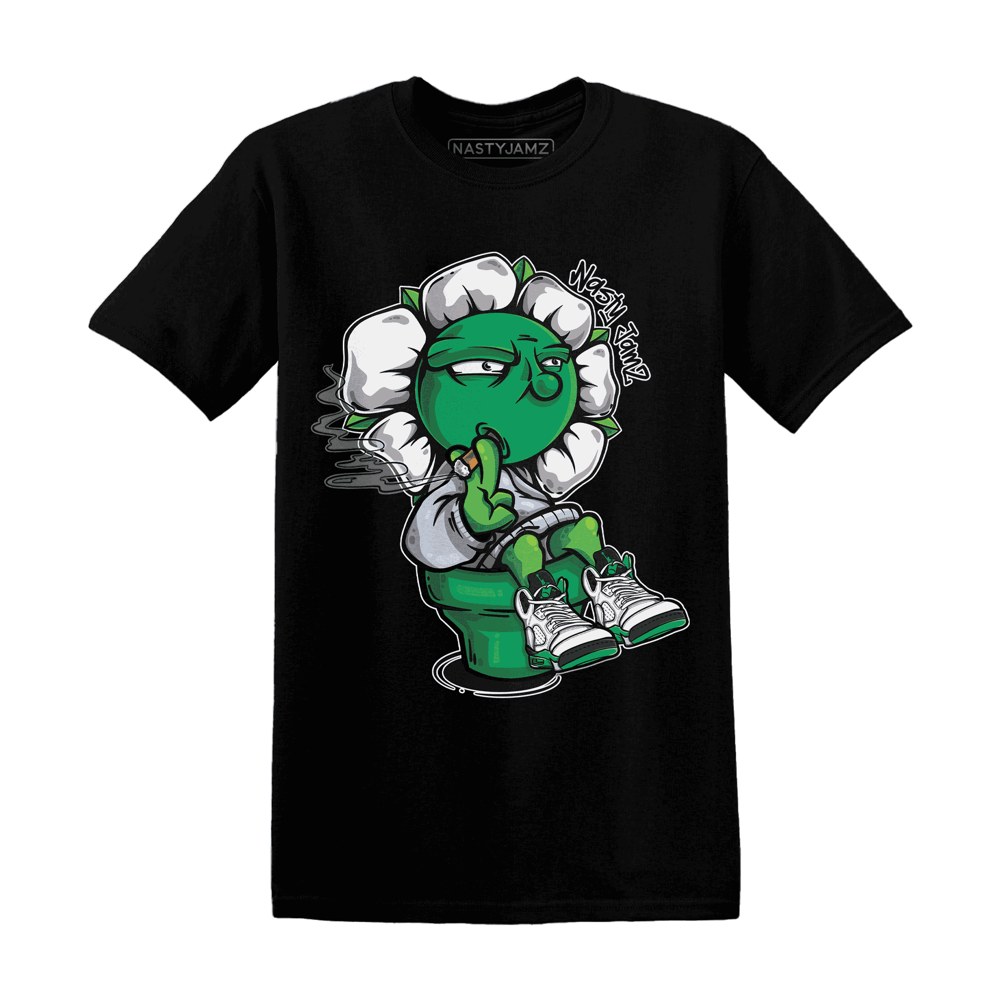 Lucky-Green-5s-T-Shirt-Match-Rebel-Bloom