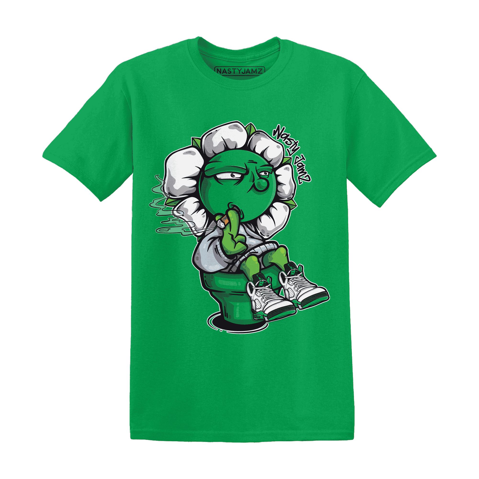 Lucky-Green-5s-T-Shirt-Match-Rebel-Bloom