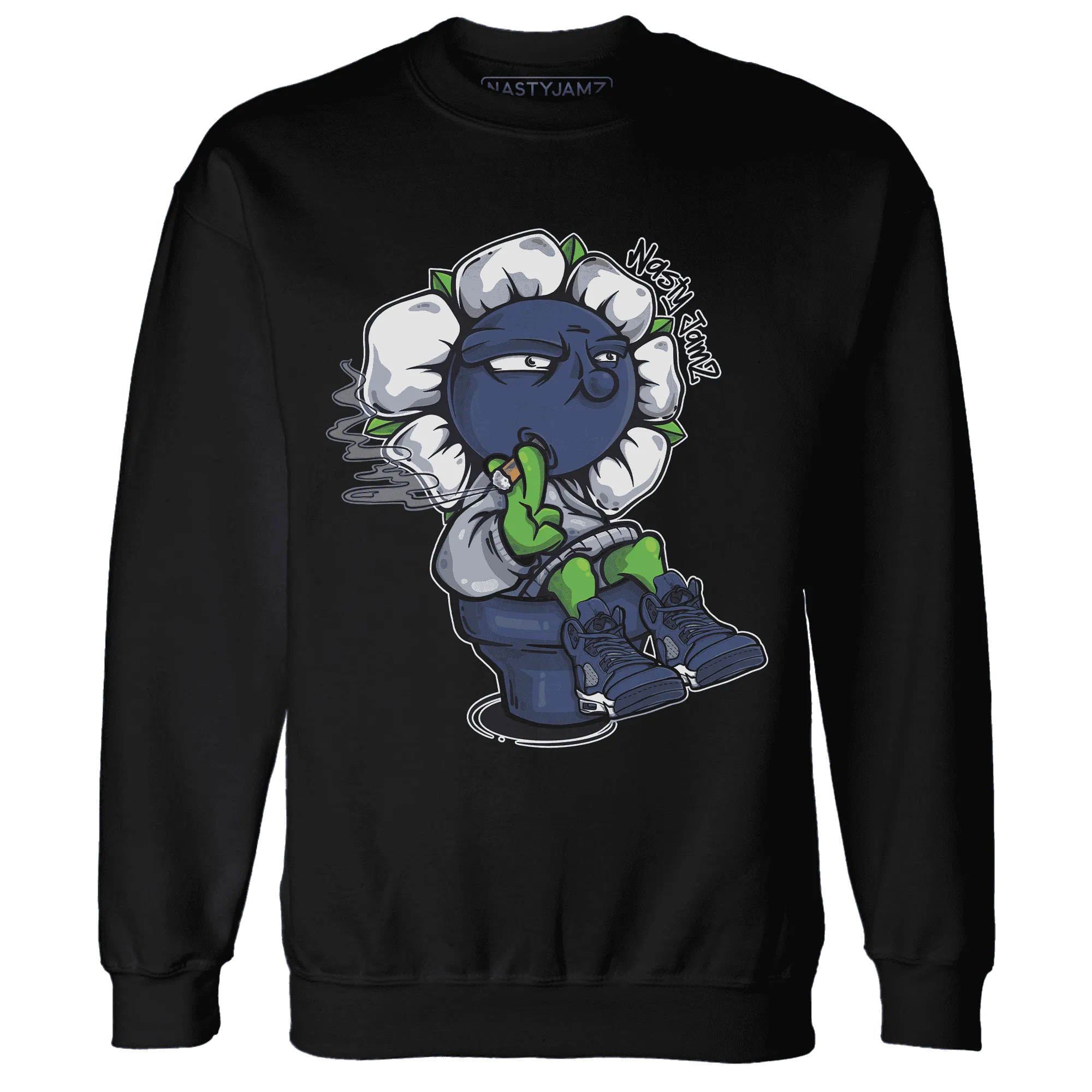 Midnight-Navy-5s-Sweatshirt-Match-Rebel-Bloom