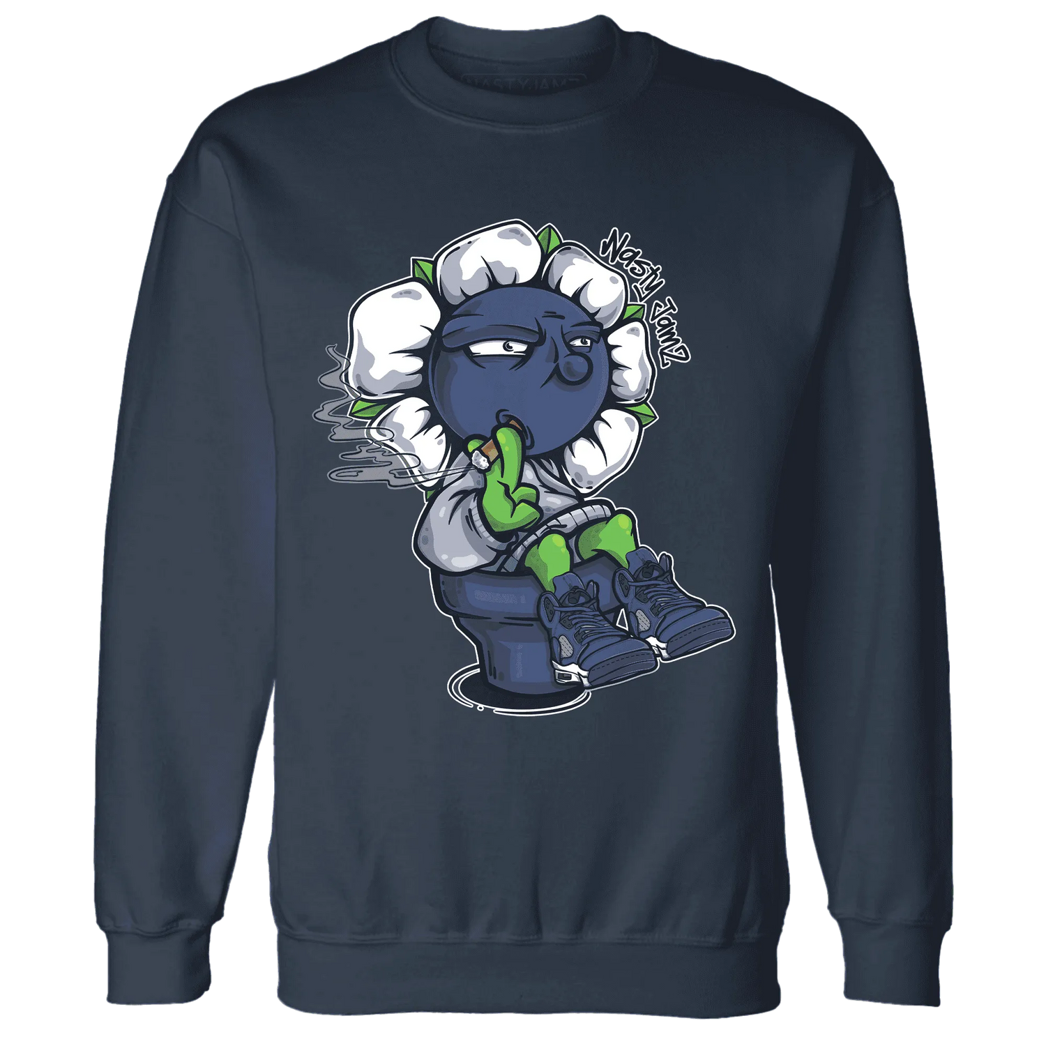 Midnight-Navy-5s-Sweatshirt-Match-Rebel-Bloom