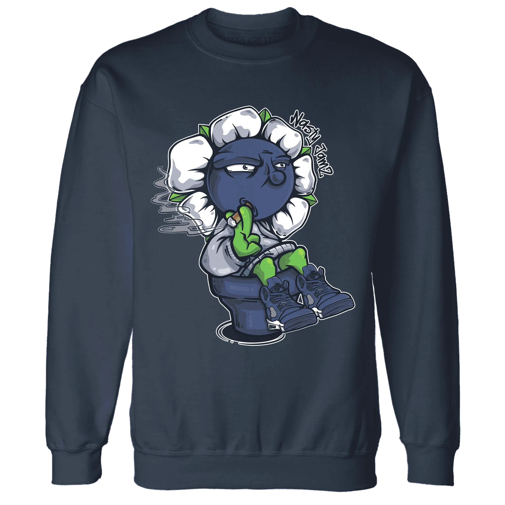 Midnight-Navy-5s-Sweatshirt-Match-Rebel-Bloom