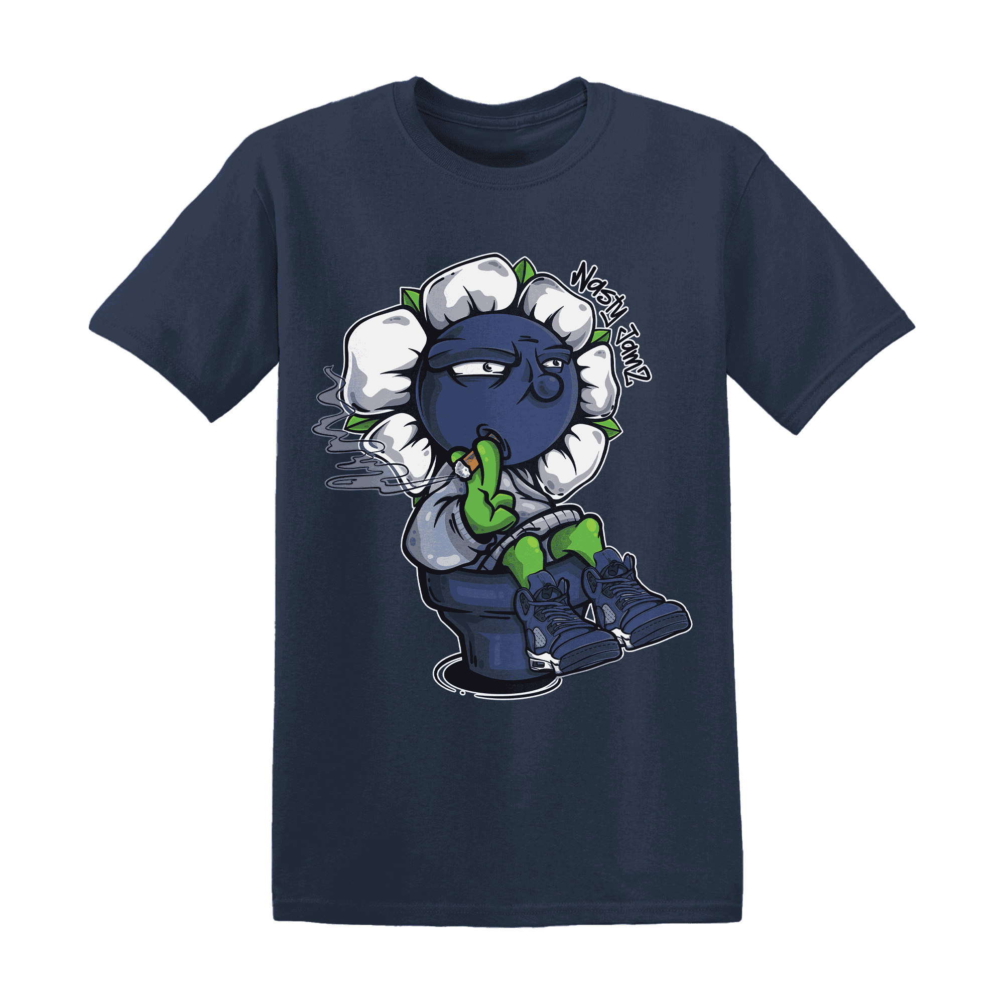 Midnight-Navy-5s-T-Shirt-Match-Rebel-Bloom