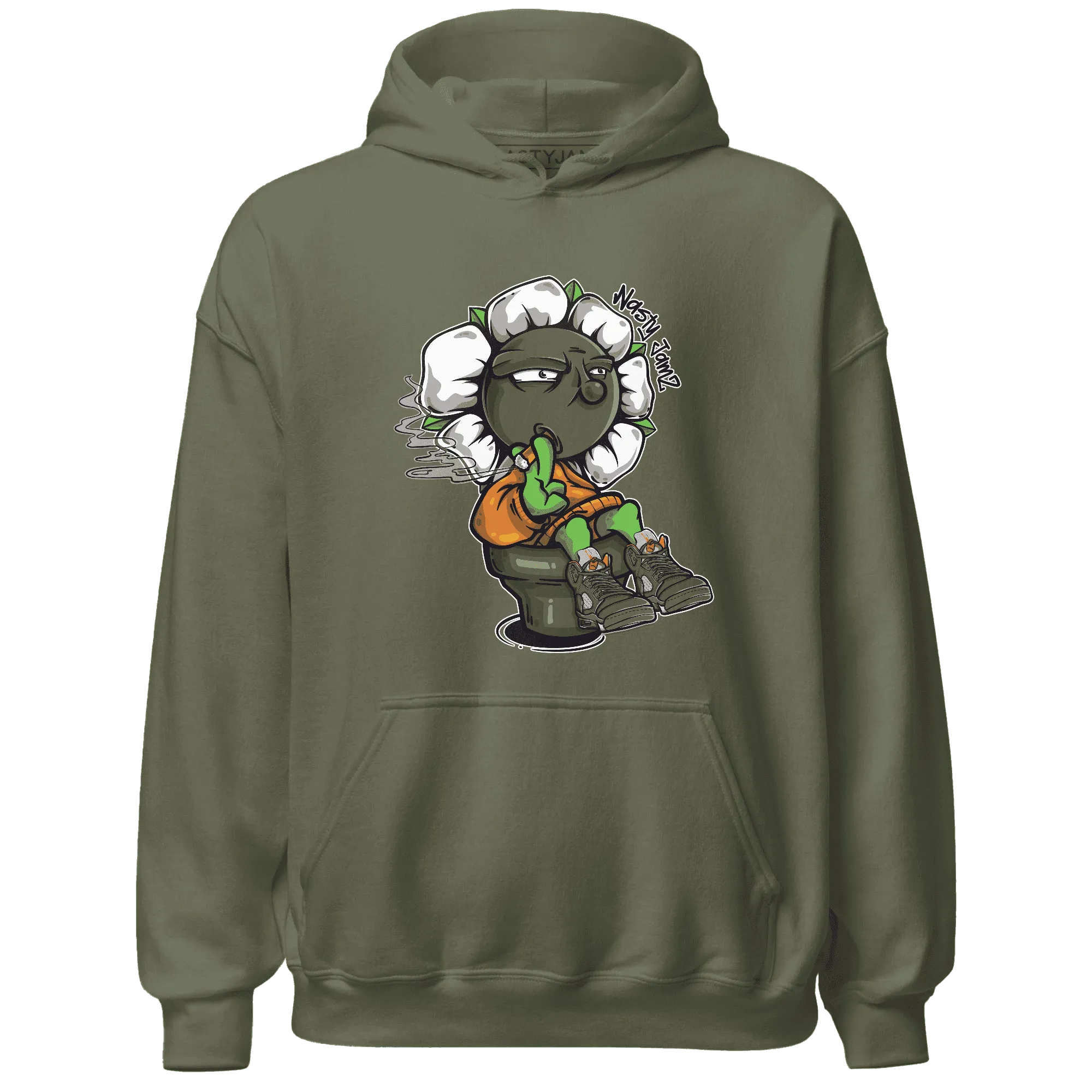 Olive-5s-Hoodie-Match-Rebel-Bloom