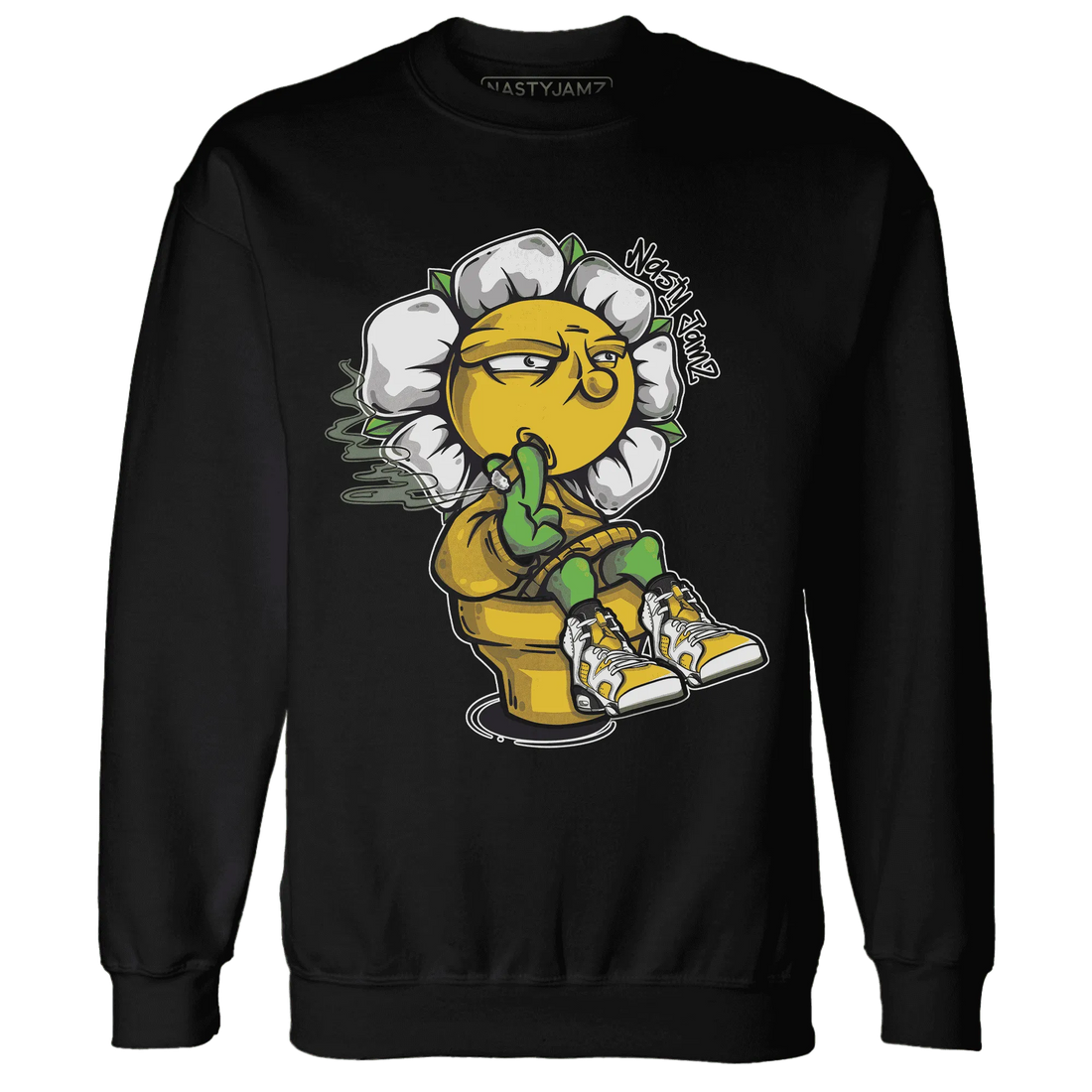 Yellow-Ochre-6s-Sweatshirt-Match-Rebel-Bloom