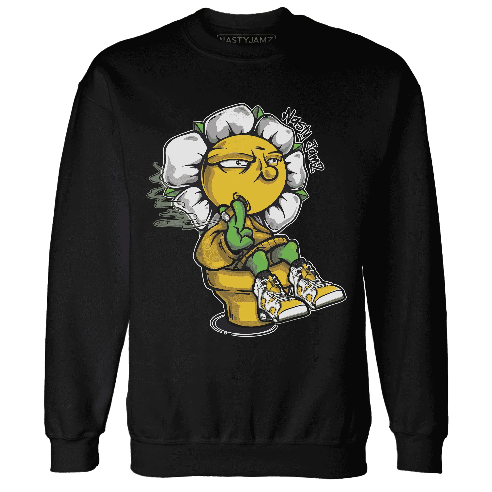 Yellow-Ochre-6s-Sweatshirt-Match-Rebel-Bloom