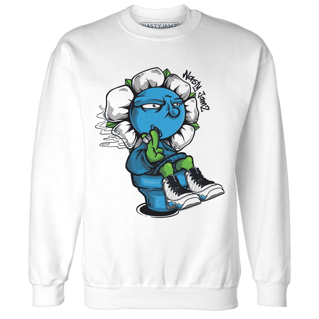 Powder-Blue-9s-Sweatshirt-Match-Rebel-Bloom