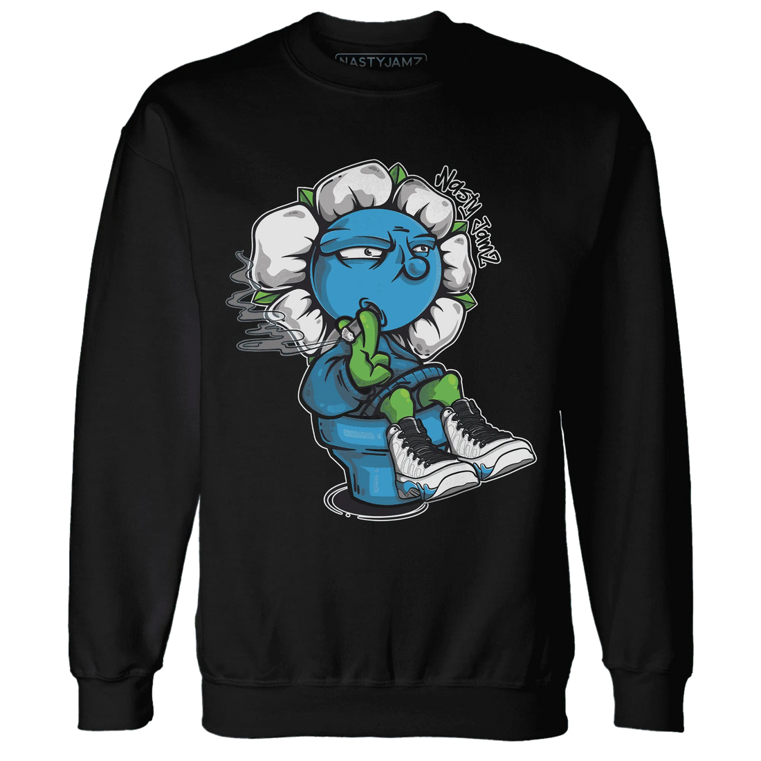 Powder-Blue-9s-Sweatshirt-Match-Rebel-Bloom