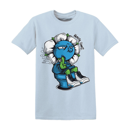 Powder-Blue-9s-T-Shirt-Match-Rebel-Bloom