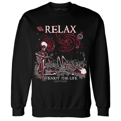 Retro-Red-Taxi-12s-NastyJamz-Sweatshirt-Match-Relax