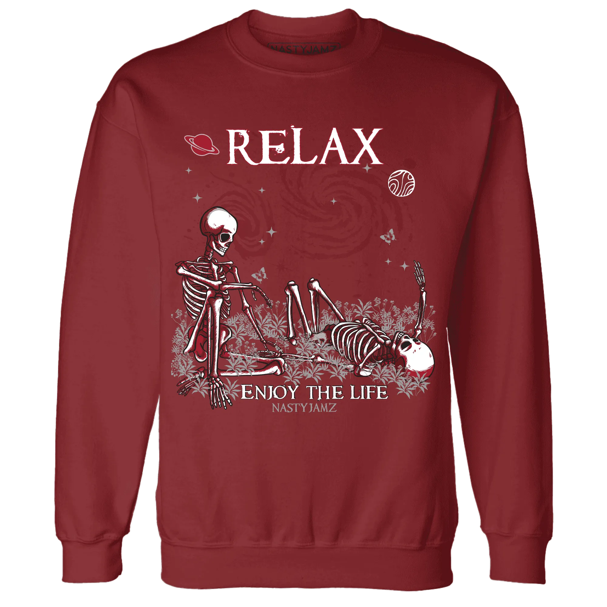 Retro-Red-Taxi-12s-NastyJamz-Sweatshirt-Match-Relax