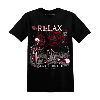 Retro-Red-Taxi-12s-NastyJamz-T-Shirt-Match-Relax