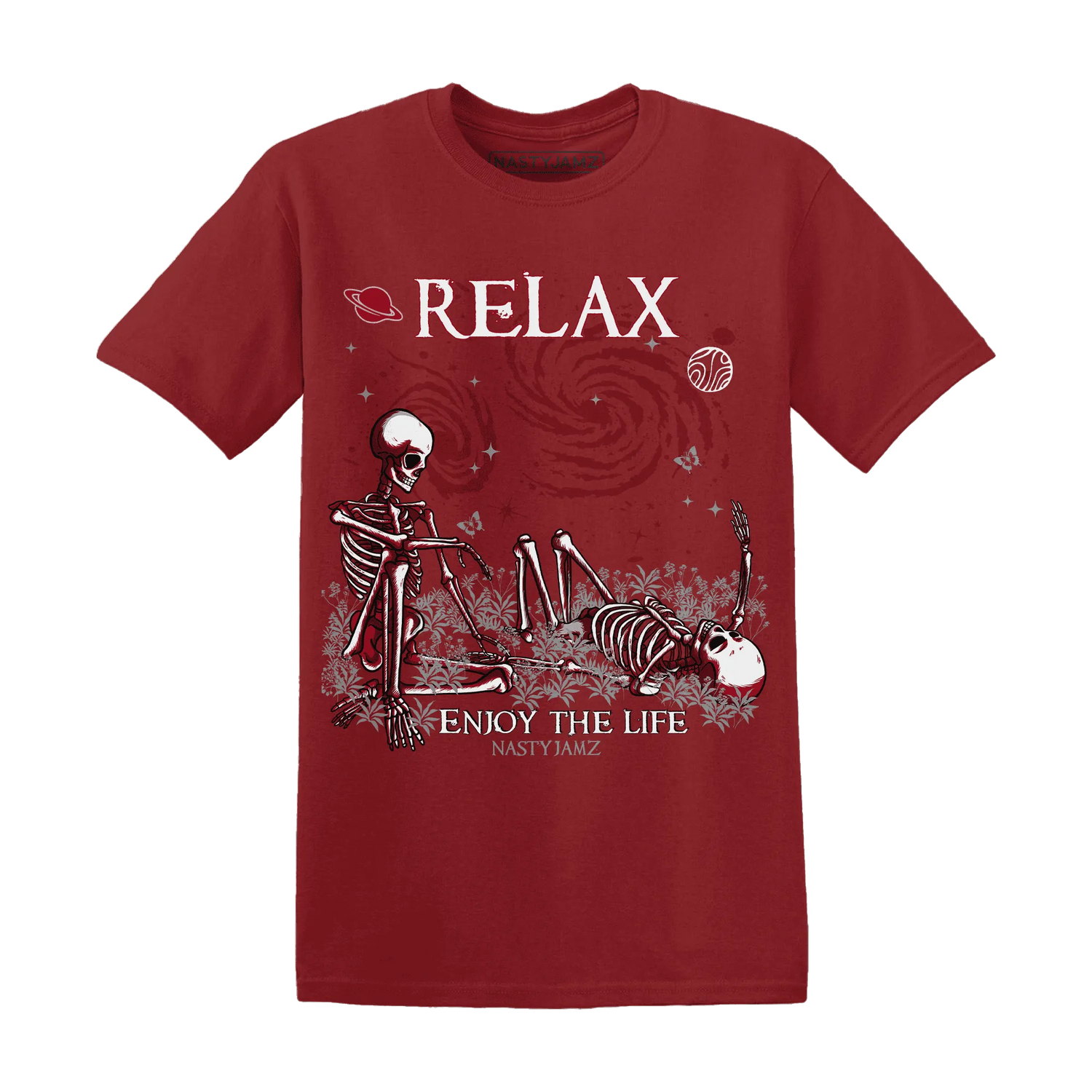 Retro-Red-Taxi-12s-NastyJamz-T-Shirt-Match-Relax