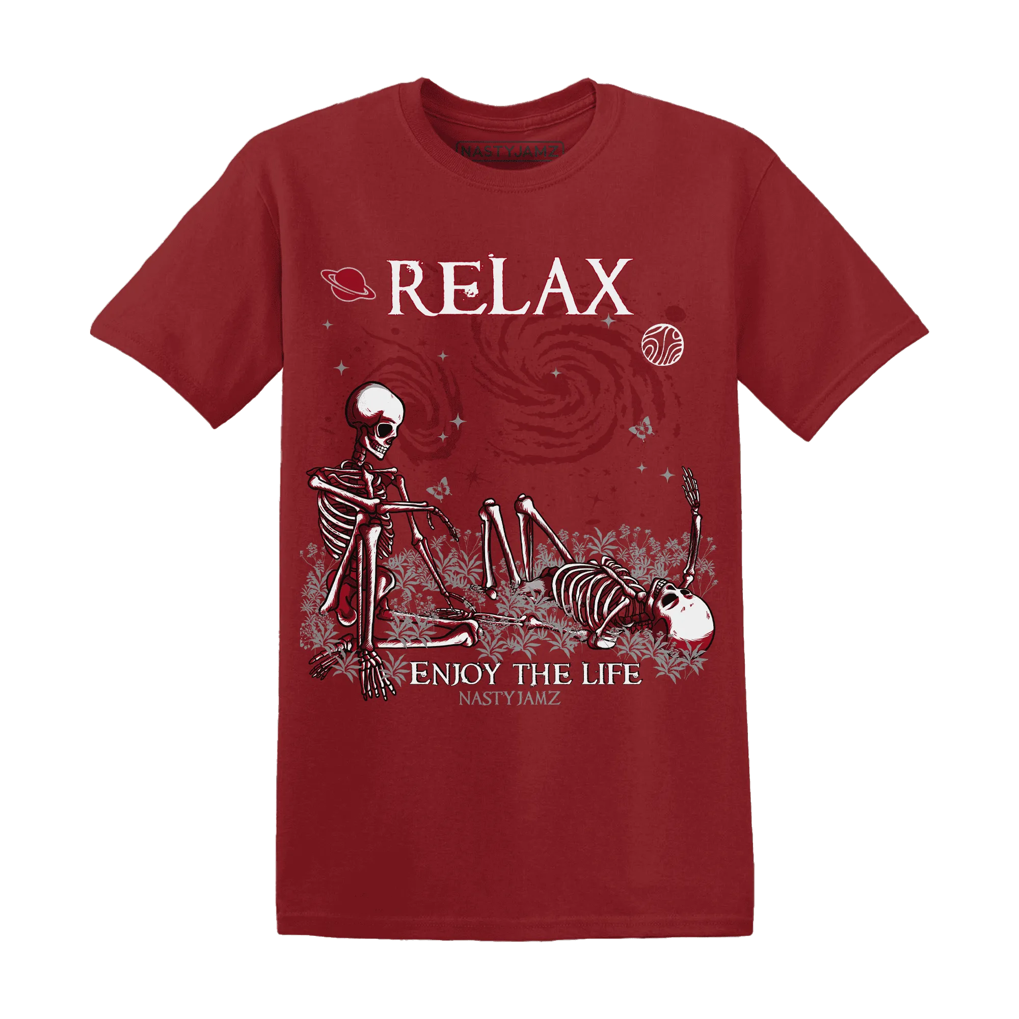 Retro-Red-Taxi-12s-NastyJamz-T-Shirt-Match-Relax