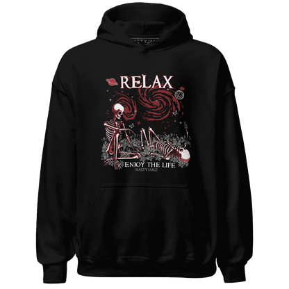 Black-Toe-Reimagined-Red-White-1s-Hoodie-Match-Relax