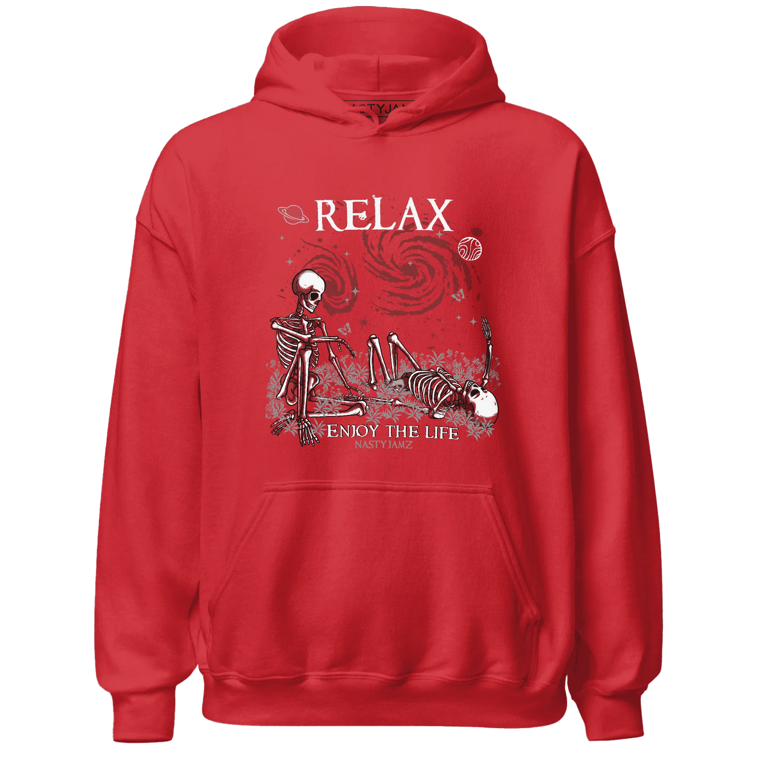Black-Toe-Reimagined-Red-White-1s-Hoodie-Match-Relax