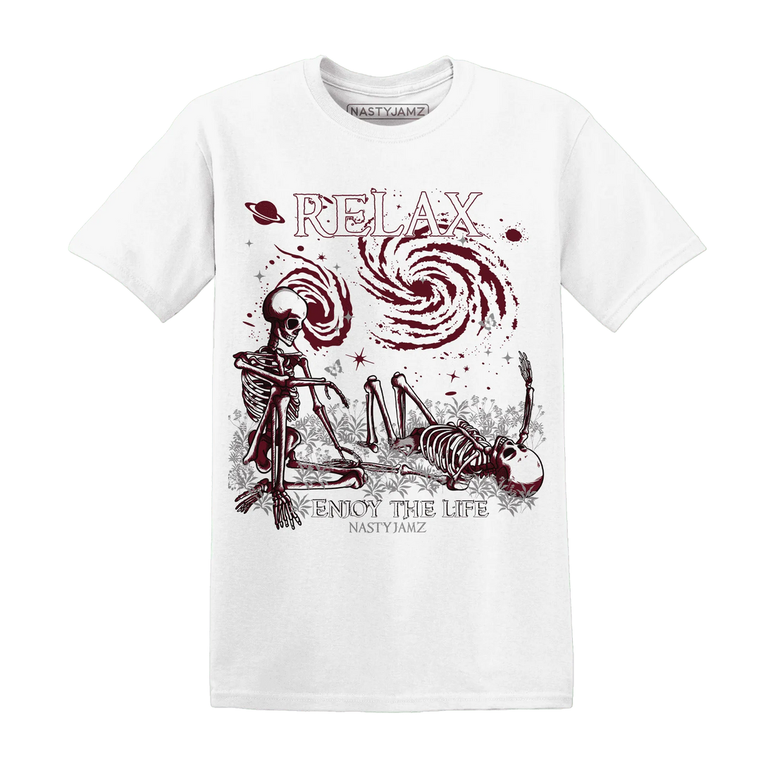 High-White-Team-Red-1s-NastyJamz-T-Shirt-Match-Relax