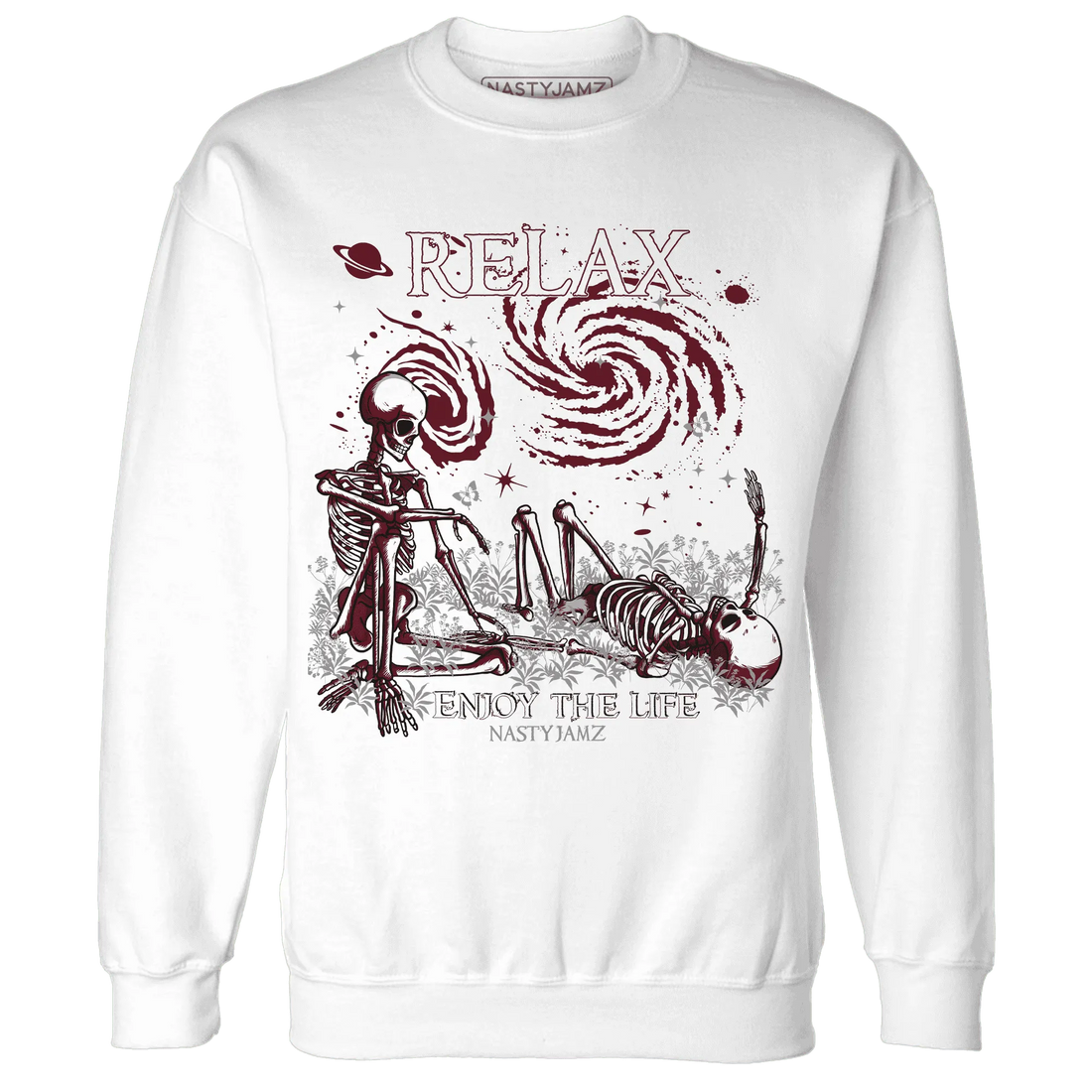High-White-Team-Red-1s-NastyJamz-Sweatshirt-Match-Relax