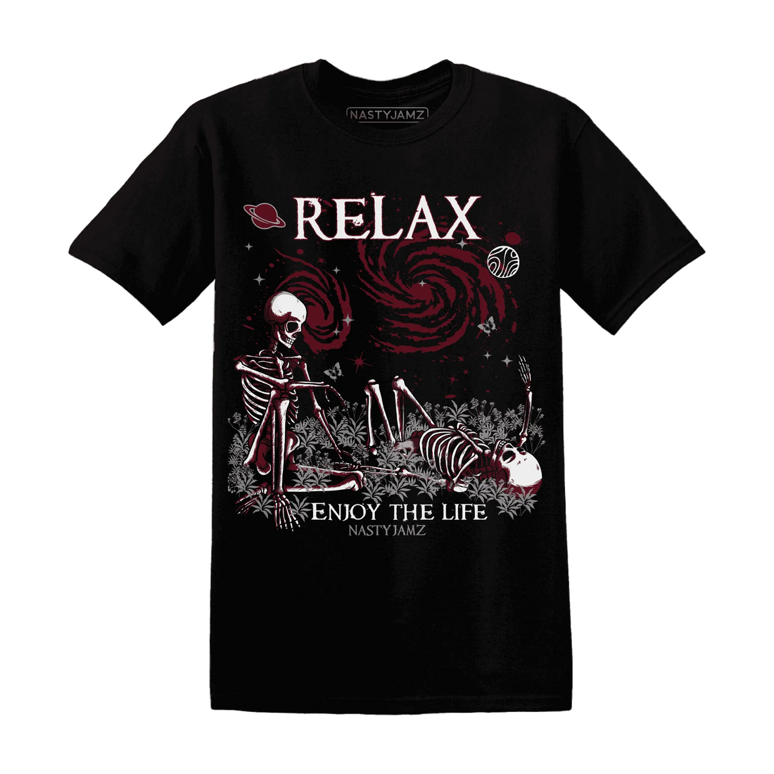 High-White-Team-Red-1s-NastyJamz-T-Shirt-Match-Relax