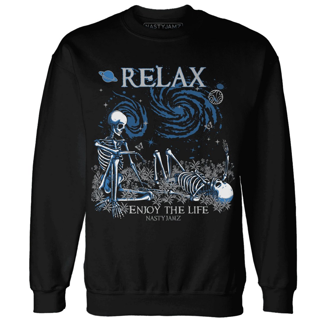 AJ-4-Industrial-Blue-NastyJamz-Sweatshirt-Match-Relax