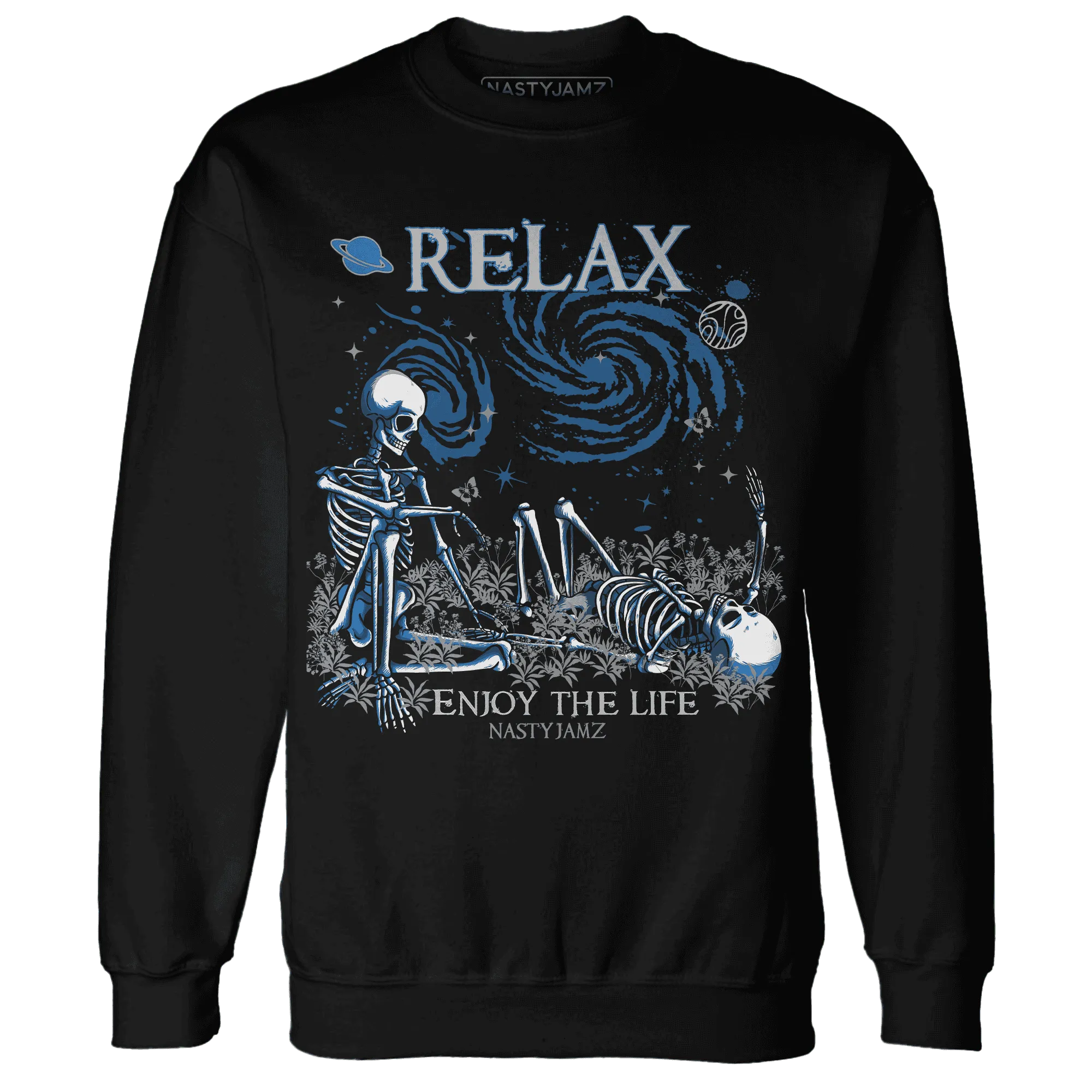 AJ-4-Industrial-Blue-NastyJamz-Sweatshirt-Match-Relax