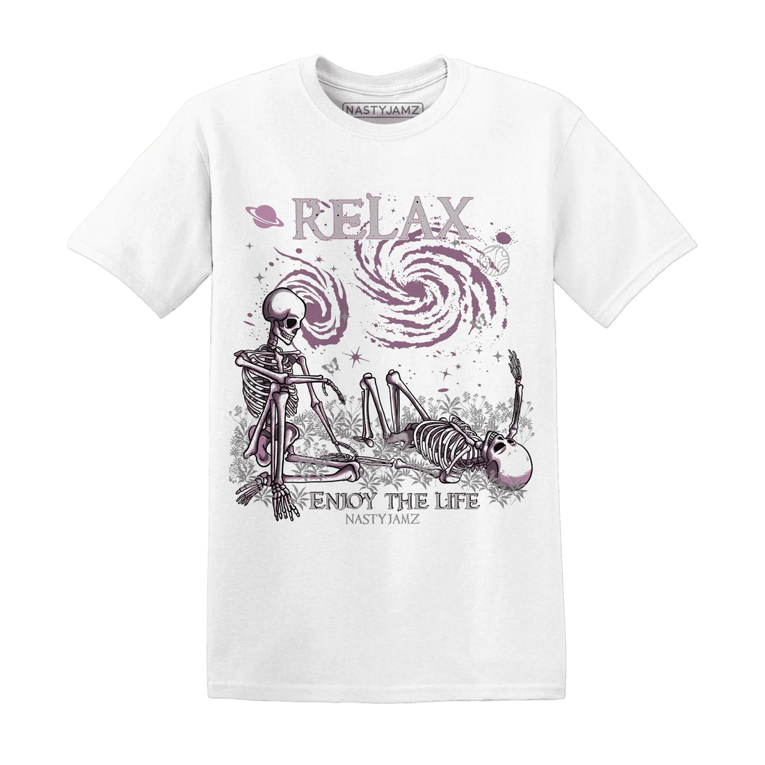 Orchid-Neutral-Grey-Black-White-4s-T-Shirt-Match-Relax