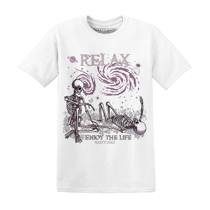 Orchid-Neutral-Grey-Black-White-4s-T-Shirt-Match-Relax