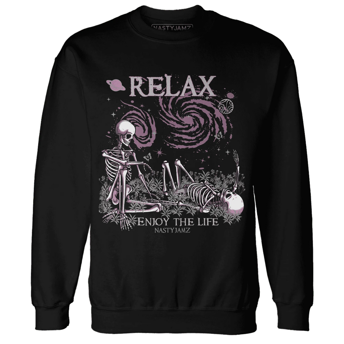 Orchid-Neutral-Grey-Black-White-4s-Sweatshirt-Match-Relax