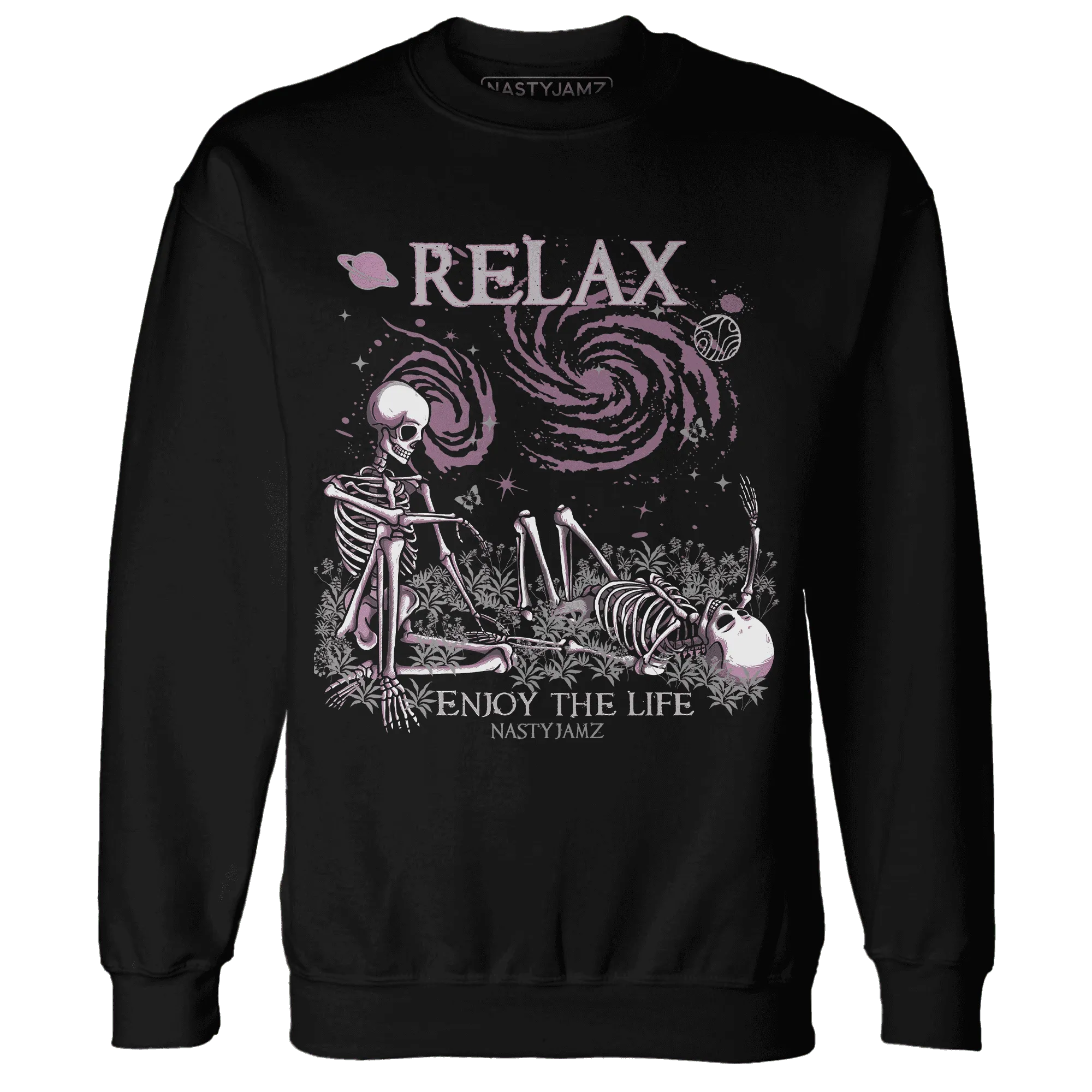 Orchid-Neutral-Grey-Black-White-4s-Sweatshirt-Match-Relax