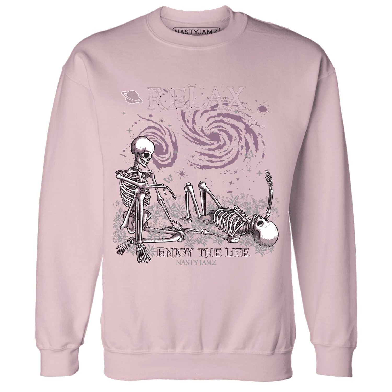 Orchid-Neutral-Grey-Black-White-4s-Sweatshirt-Match-Relax