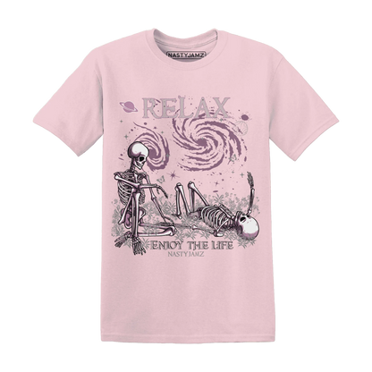 Orchid-Neutral-Grey-Black-White-4s-T-Shirt-Match-Relax