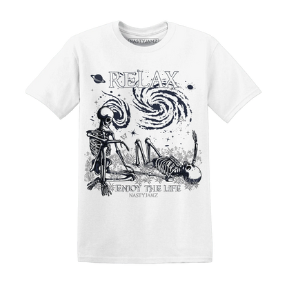 White-Navy-6s-NastyJamz-T-Shirt-Match-Relax