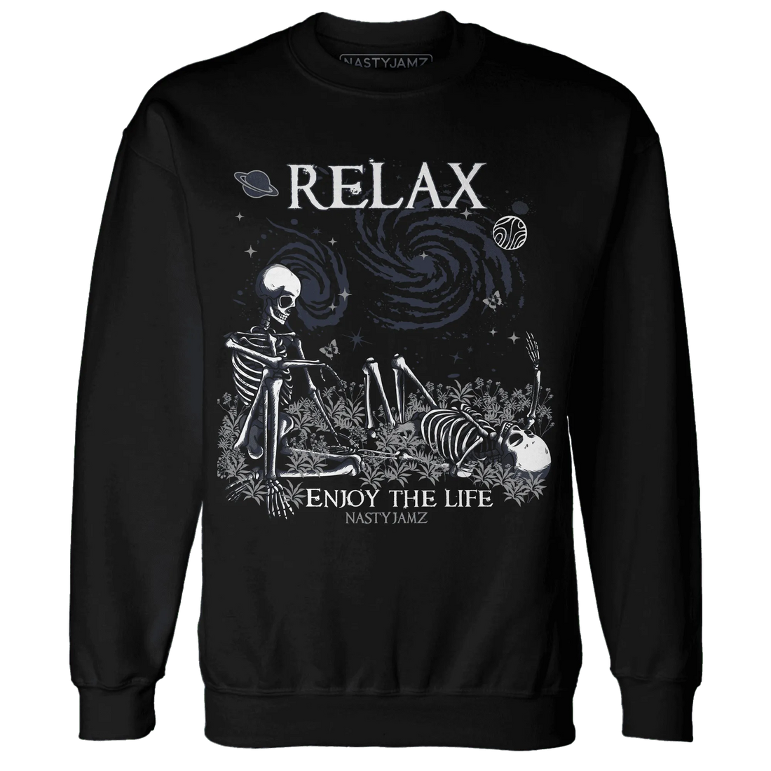 White-Navy-6s-NastyJamz-Sweatshirt-Match-Relax