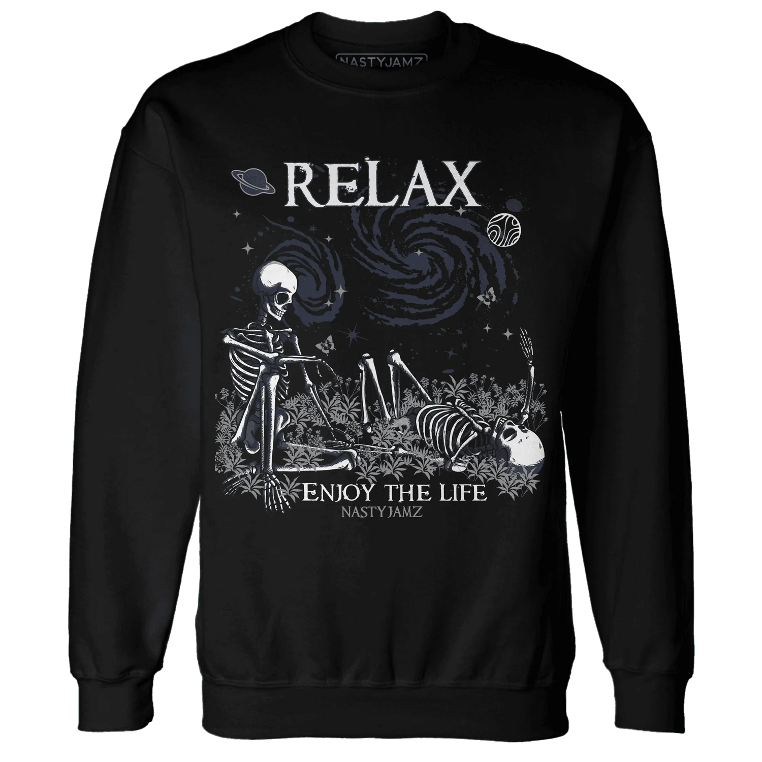 White-Navy-6s-NastyJamz-Sweatshirt-Match-Relax
