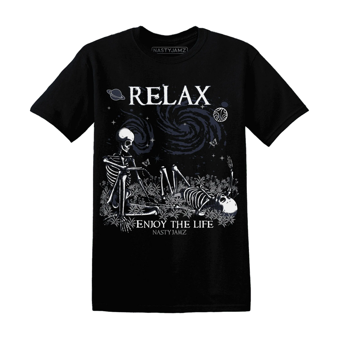 White-Navy-6s-NastyJamz-T-Shirt-Match-Relax