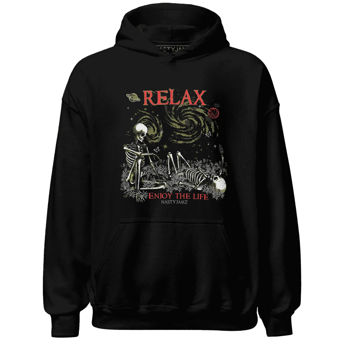 AM-90-Dark-Sage-Solar-Red-Hoodie-Match-Relax