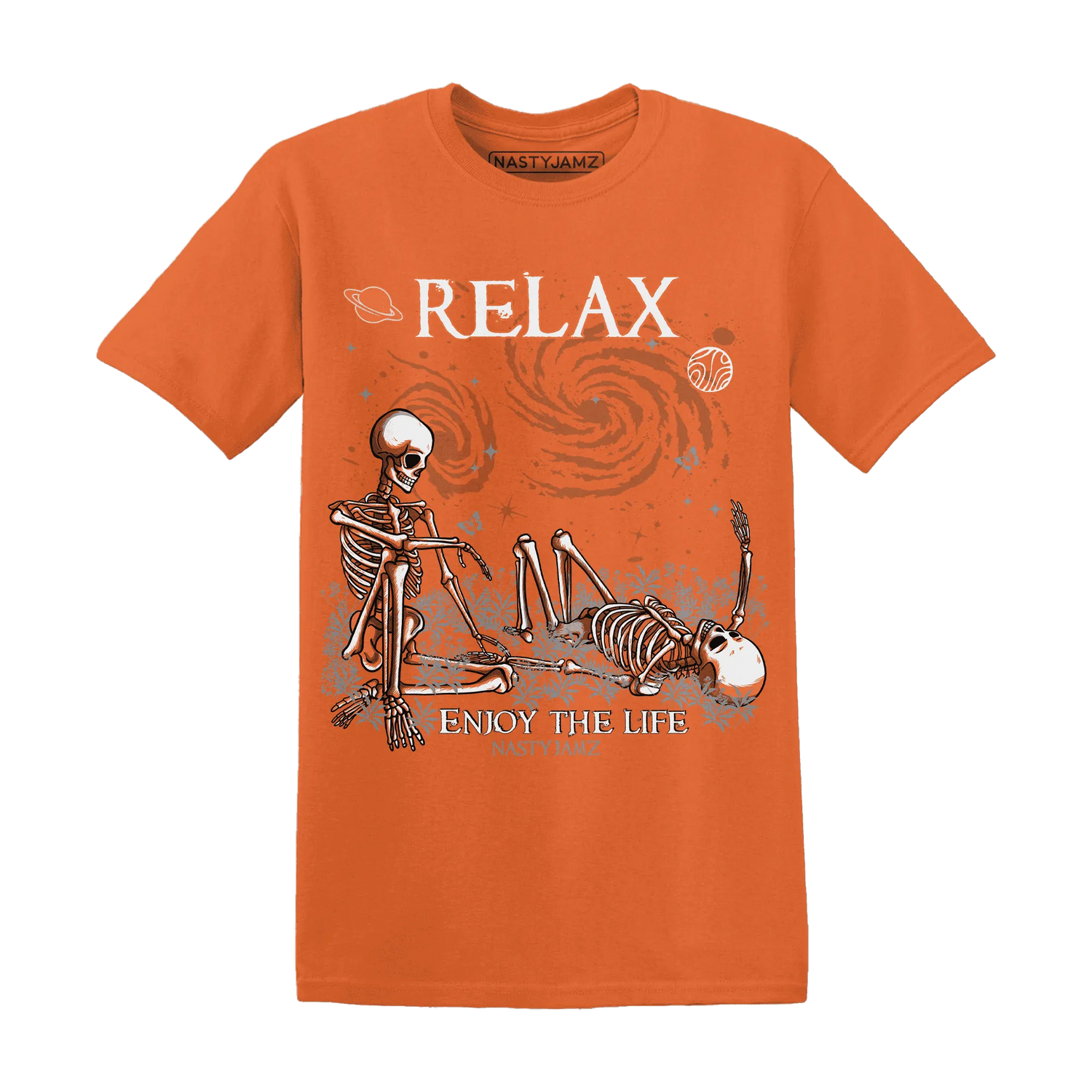 AM-TW-White-Orange-NastyJamz-T-Shirt-Match-Relax