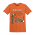 Dunk-Low-Retro-Wheat-Orange-T-Shirt-Match-Relax