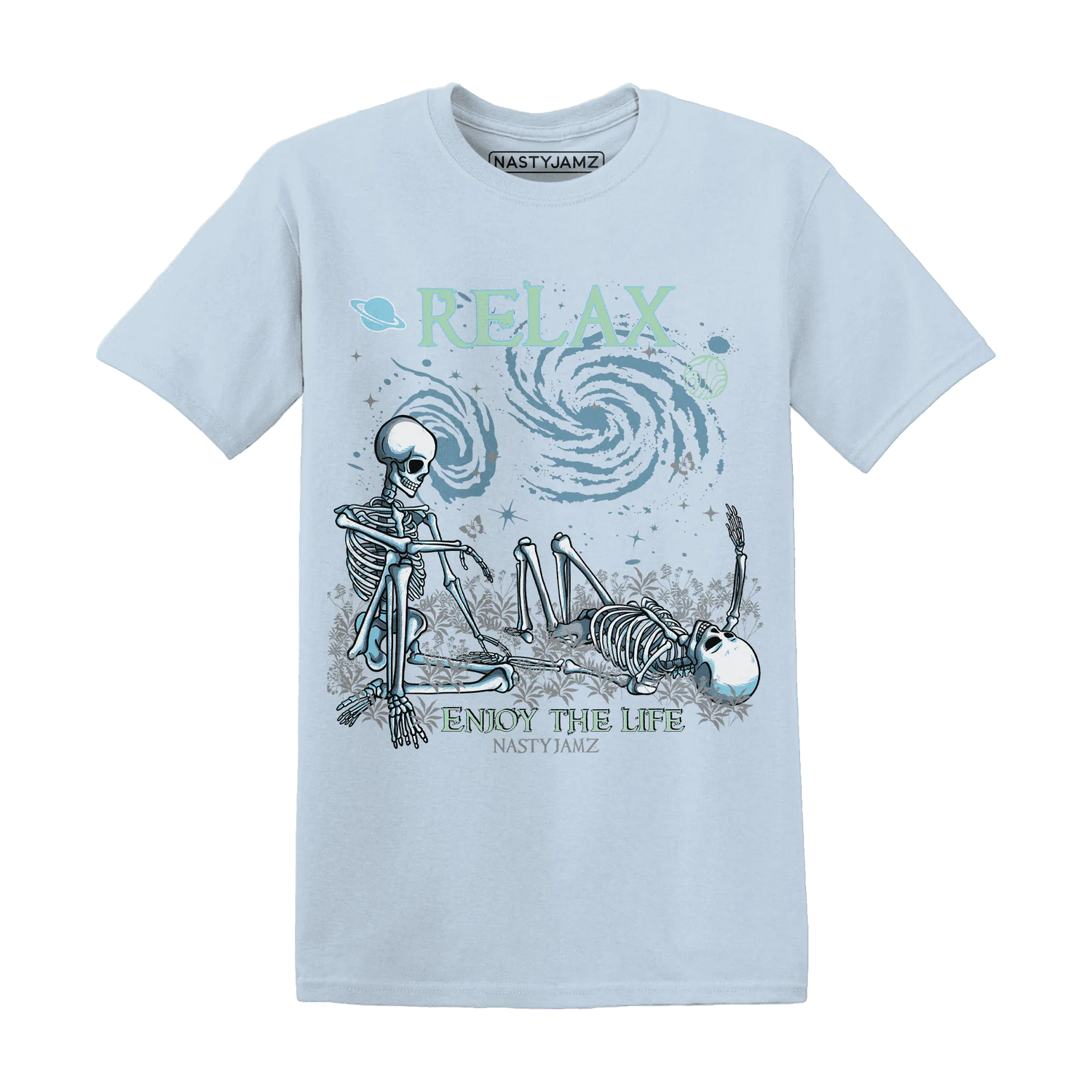 Dunk-Verdy-Visty-Blue-Gaze-Light-Arctic-T-Shirt-Match-Relax