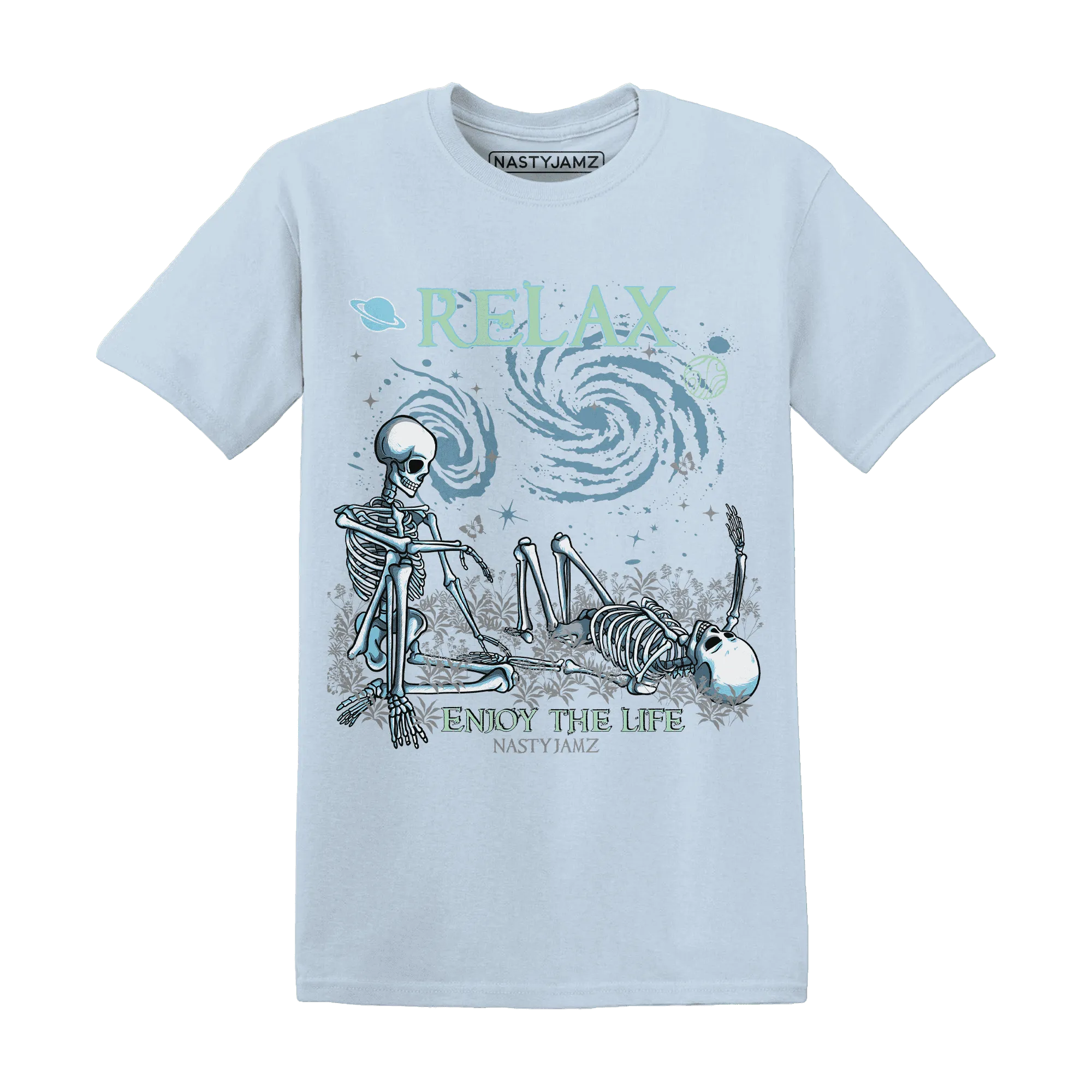 Dunk-Verdy-Visty-Blue-Gaze-Light-Arctic-T-Shirt-Match-Relax