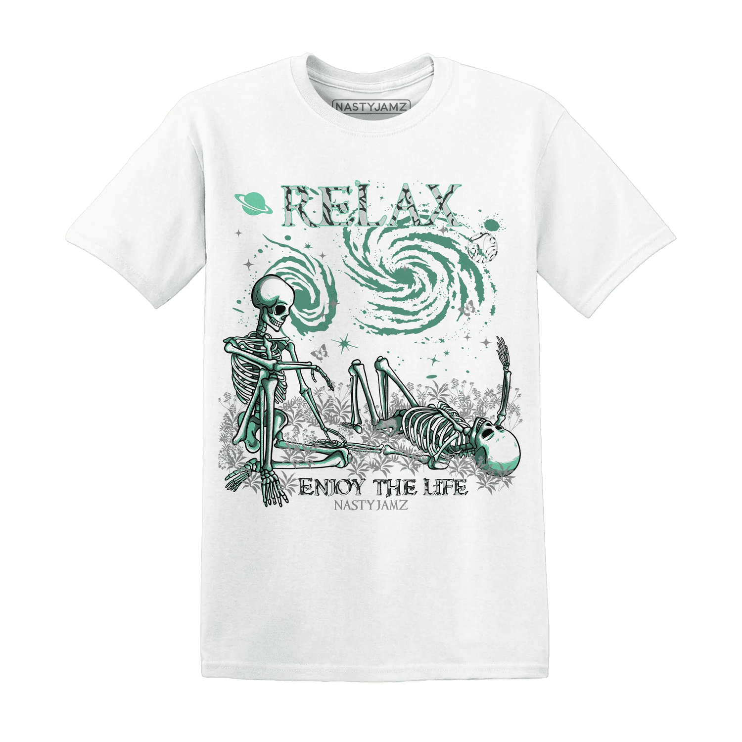 Green-Glow-3s-NastyJamz-T-Shirt-Match-Relax