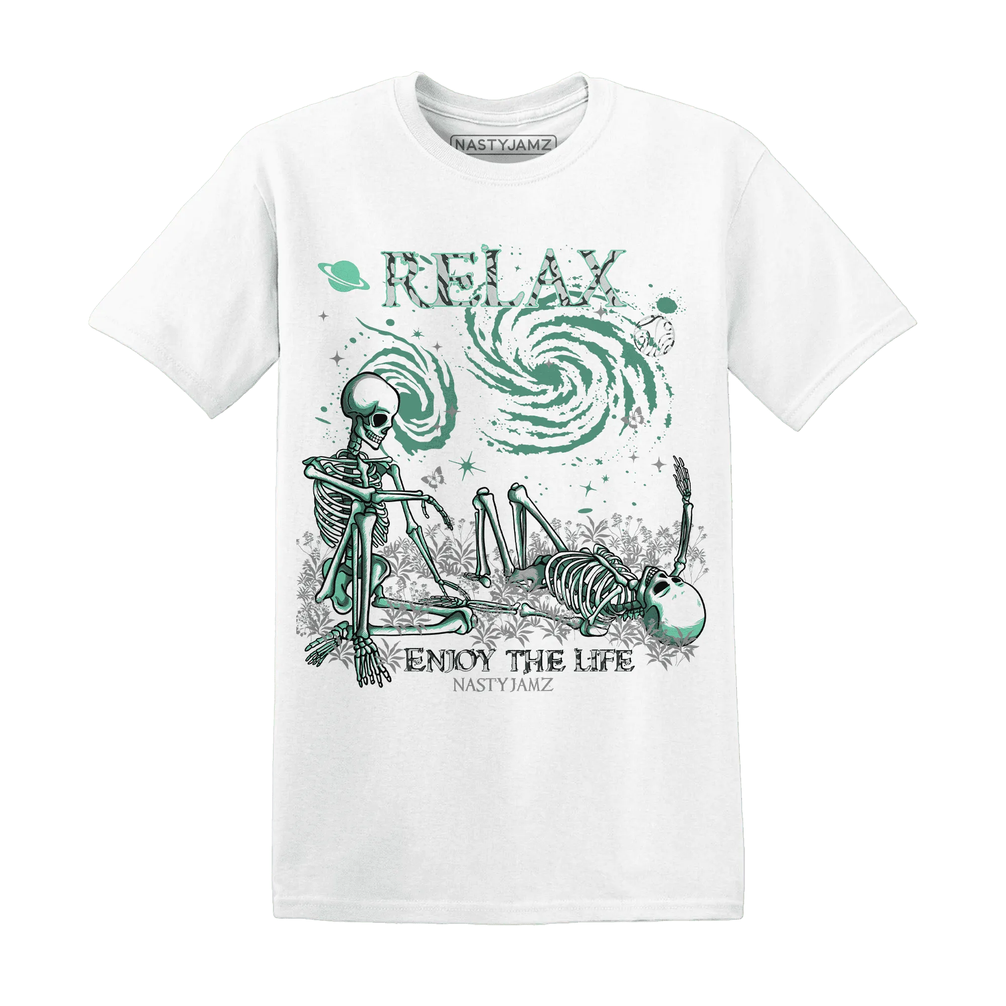 Green-Glow-3s-NastyJamz-T-Shirt-Match-Relax