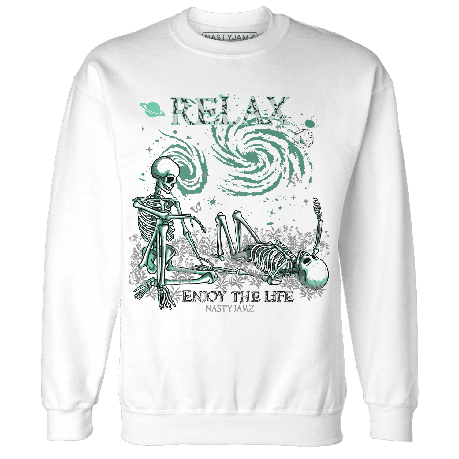 Green-Glow-3s-NastyJamz-Sweatshirt-Match-Relax