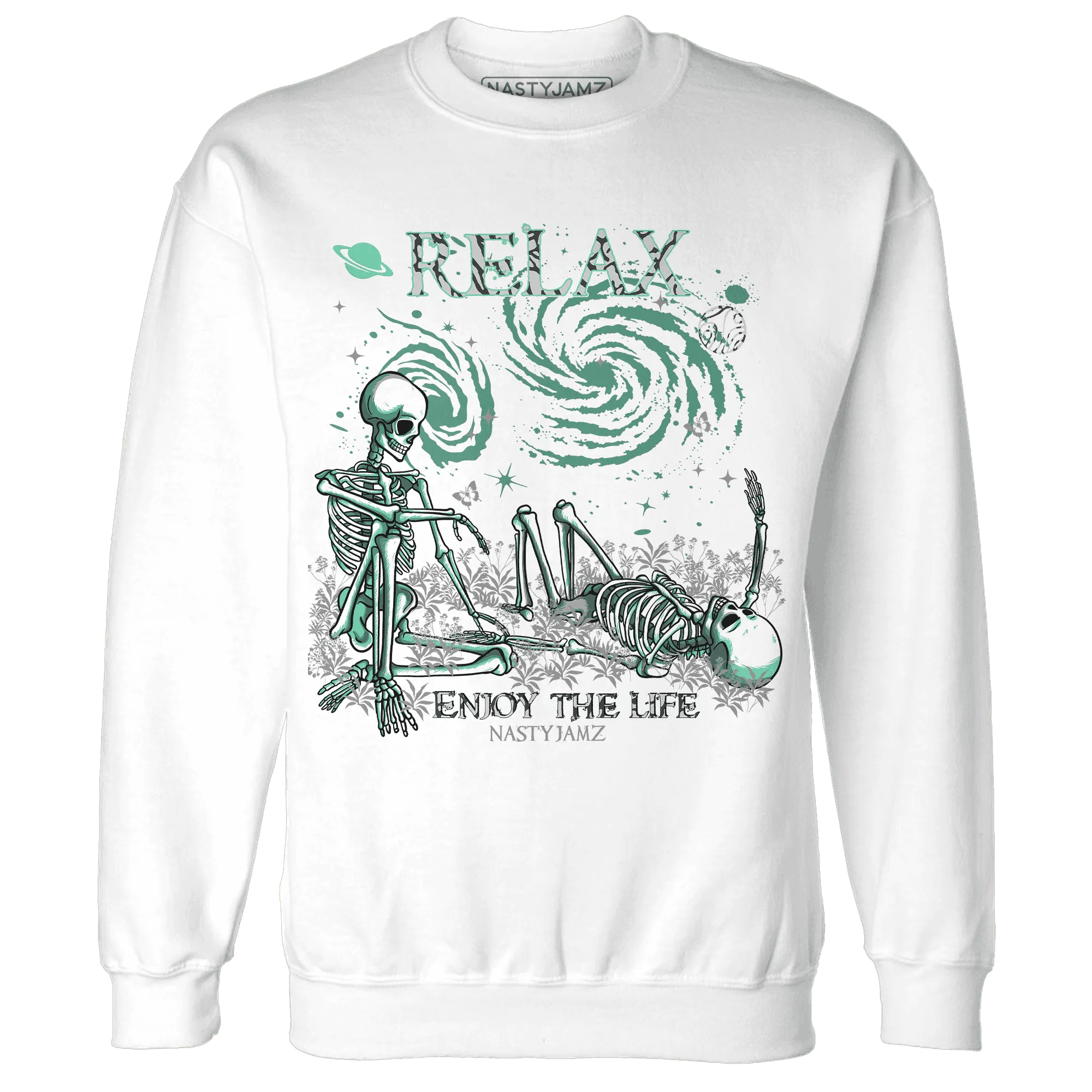 Green-Glow-3s-NastyJamz-Sweatshirt-Match-Relax