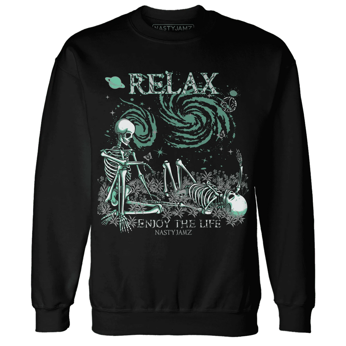 Green-Glow-3s-NastyJamz-Sweatshirt-Match-Relax