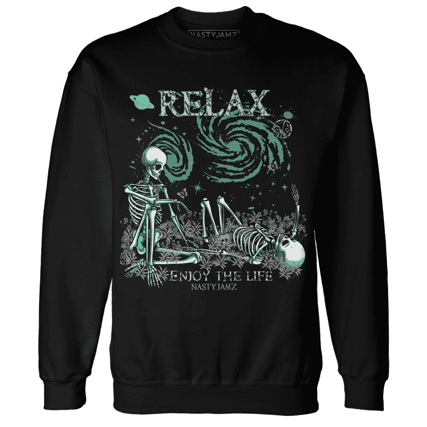 Green-Glow-3s-NastyJamz-Sweatshirt-Match-Relax