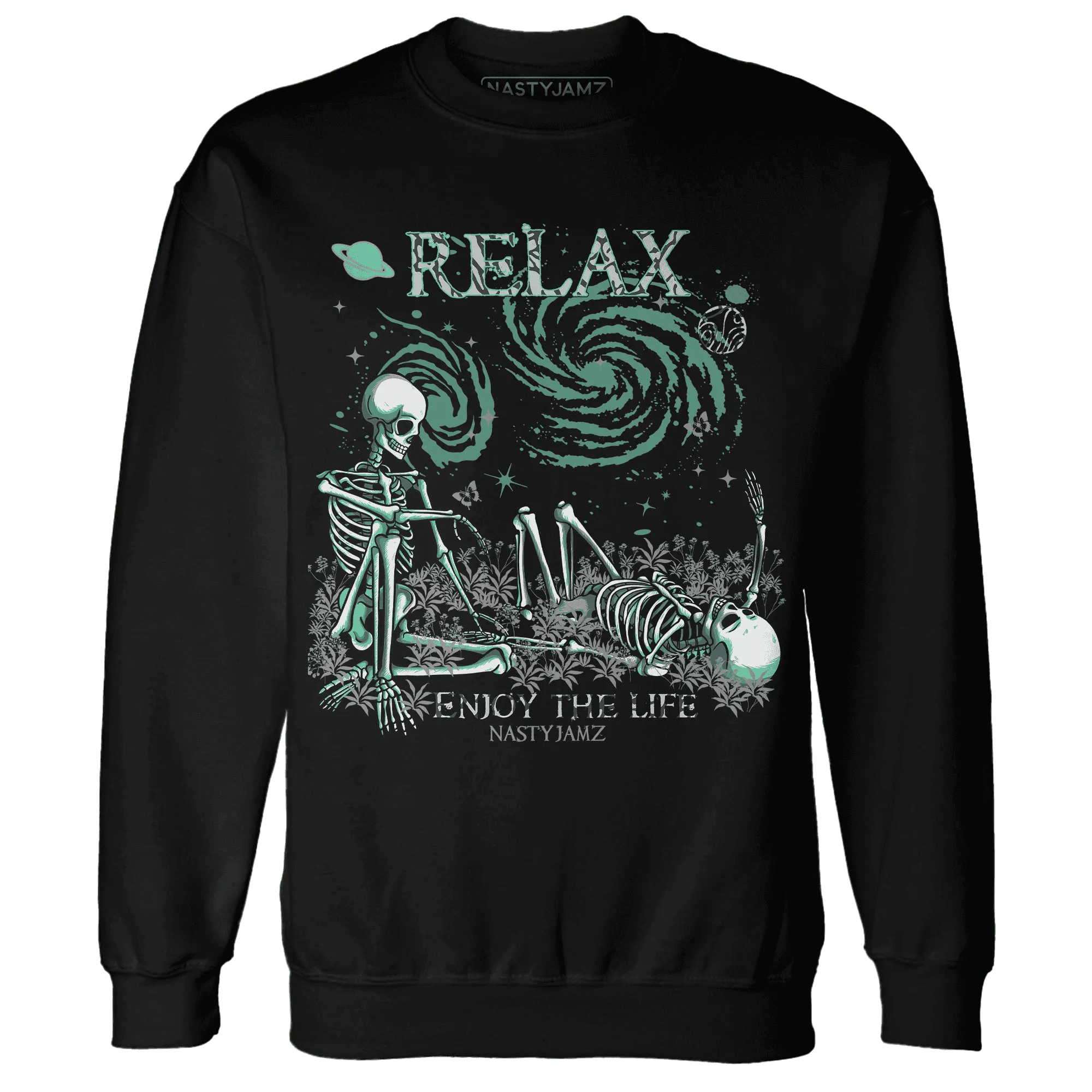 Green-Glow-3s-NastyJamz-Sweatshirt-Match-Relax