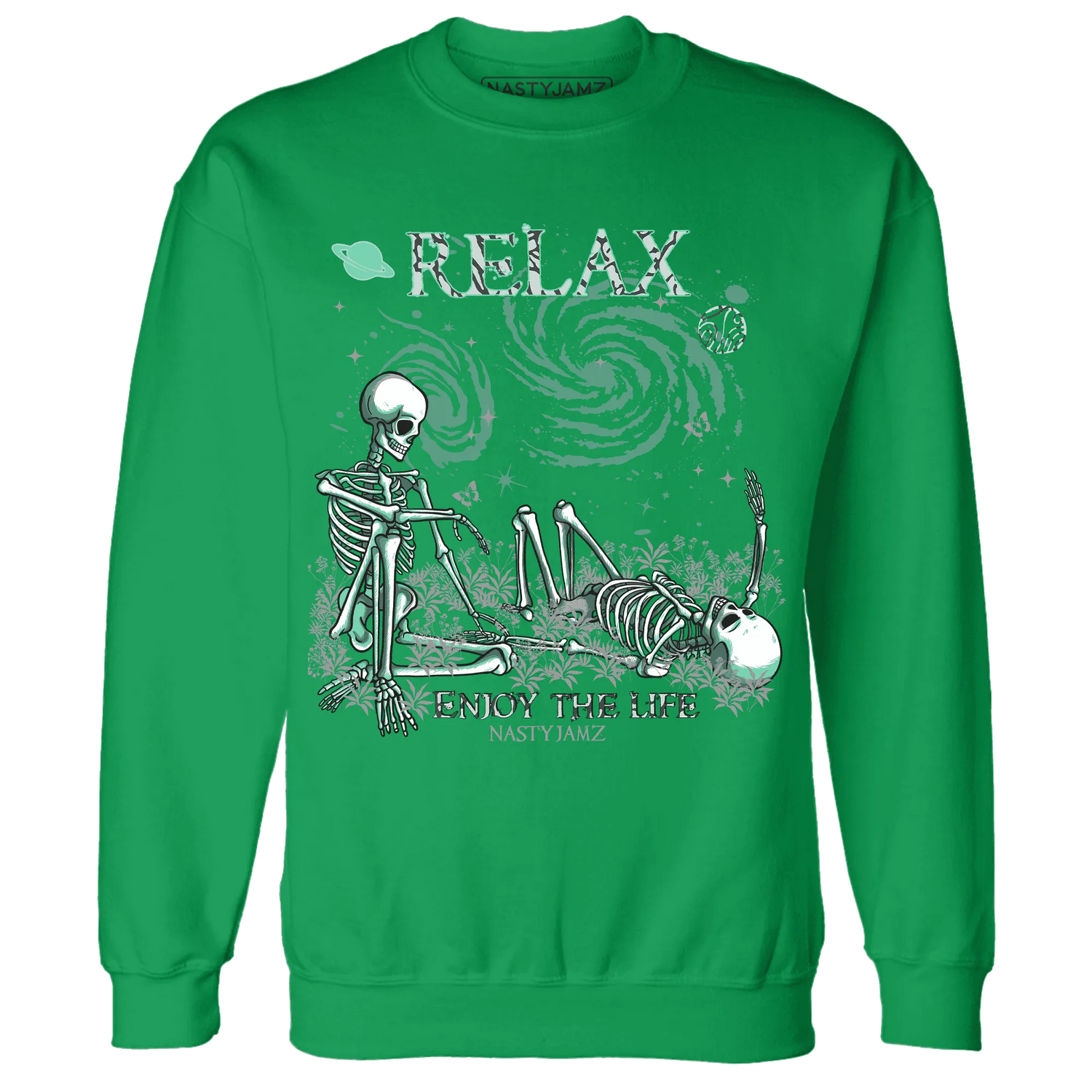 Green-Glow-3s-NastyJamz-Sweatshirt-Match-Relax