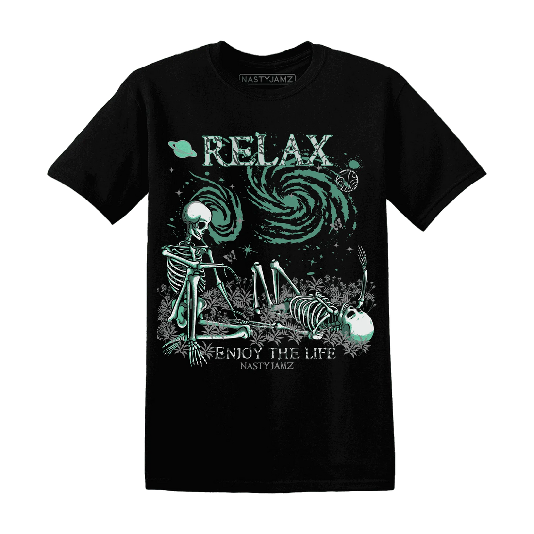 Green-Glow-3s-NastyJamz-T-Shirt-Match-Relax